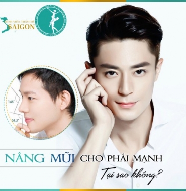NÂNG MŨI LÀM ĐẸP CHO PHÁI MẠNH, TẠI SAO KHÔNG?