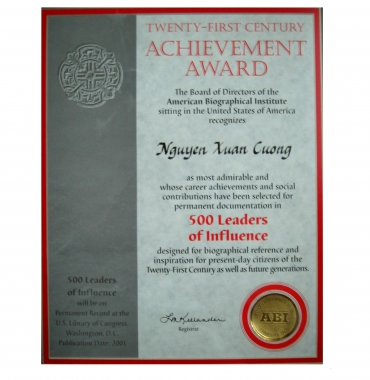 ĐÓNG GÓP CÓ TẦM ẢNH HƯỞNG CỦA THẾ KỶ 21