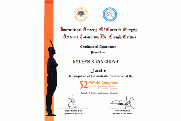 Công trình hợp tác giảng dạy của BS Nguyễn Xuân Cương đã được hầu hết các tổ chức Quốc mời tham dự